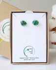Raw Emerald Earrings -14K Gold-Filled DesignsbyNatureGems
