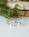 Raw Labradorite Stud Earrings DesignsbyNatureGems