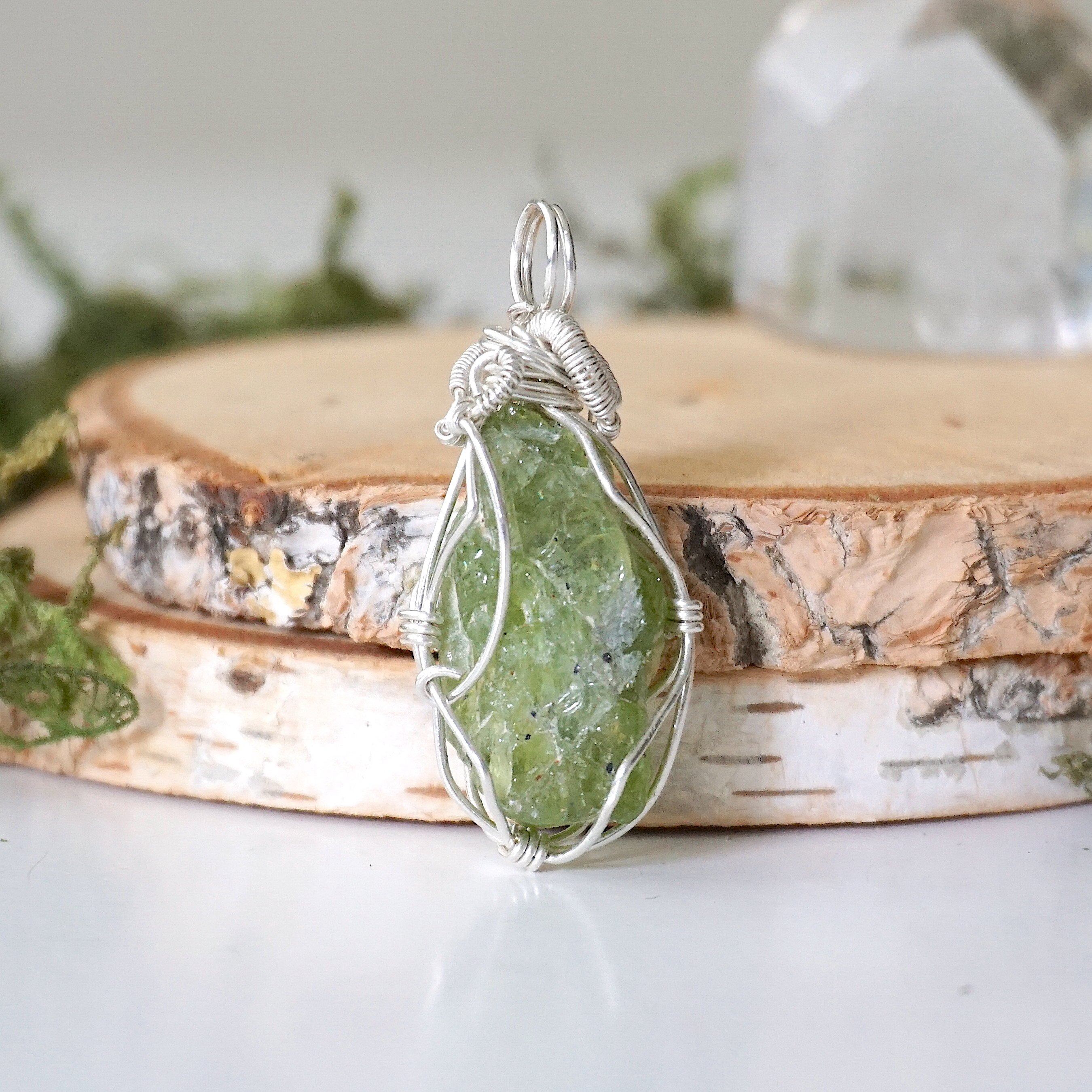 NOVICA Sterling Silver Peridot Cross Pendant Necklace - Handmade Artisan Jewelry, Green Birthstone Gift 'Joyous Cross', 17.75\" Chain - View #9