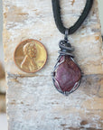 Raw Ruby Necklace - Men's Necklace Designs by Nature Gems