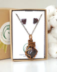 Rohan-Garnet Jewelry Set Designs by Nature Gems