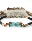 Rohan-Men's Blue Raw Apatite Bracelet Designs by Nature Gems
