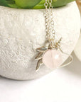 Rose Quartz Unicorn Necklace – Italian Sterling Silver DesignsbyNatureGems