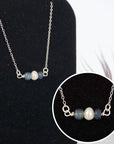 Sapphire & Pearl - Charm Necklace Designs by Nature Gems
