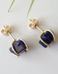 Sapphire Stud Earrings: 14k Gold Filled Designs by Nature Gems