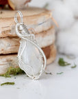 Sterling Silver Rainbow Moonstone Necklace DesignsbyNatureGems