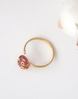 Strawberry Quartz - Adjustable Ring - 14k Gold Filled Designs by Nature Gems