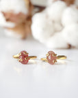 Strawberry Quartz - Adjustable Ring - 14k Gold Filled Designs by Nature Gems