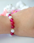 Versace Pink Mala Bracelet - Model 1 Designs by Nature Gems