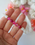 Versace Pink Mala Bracelet - Model 2 Designs by Nature Gems