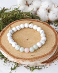 White Howlite Bracelet - Calming Unicorn Bracelet DesignsbyNatureGems
