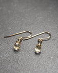 Citrine Earrings - Teardrop Earrings - 14k Gold Filled