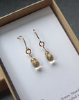 Citrine Teardrop Earrings - 14k Gold Filled