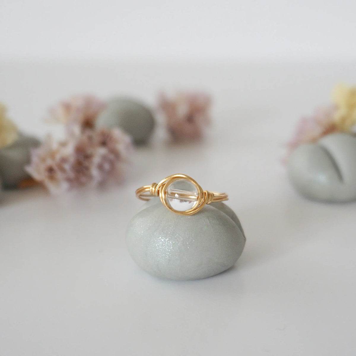 Simple Boho Ring Minimalist Crystal Rings – Designs by Nature Gems