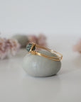 Simple Birthstone Ring - Emerald Crystal