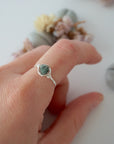 Simple Birthstone Ring - Emerald Crystal