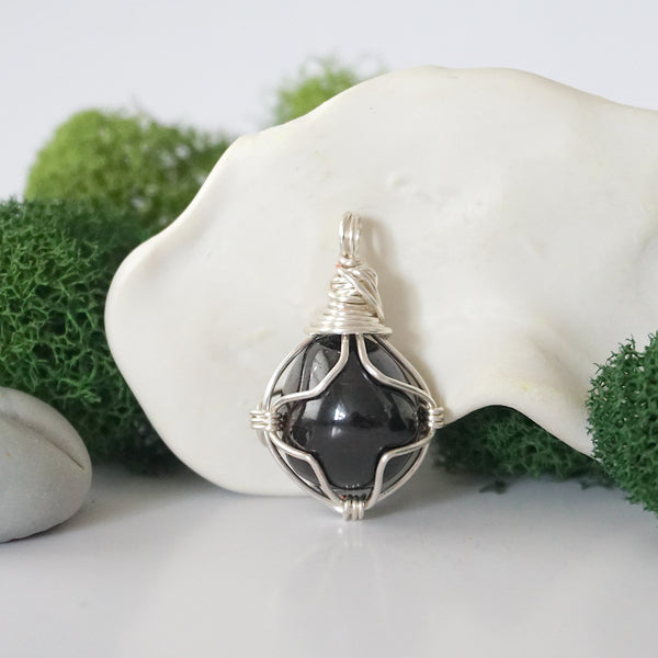 Simple Birthstone Necklace - Garnet Crystal