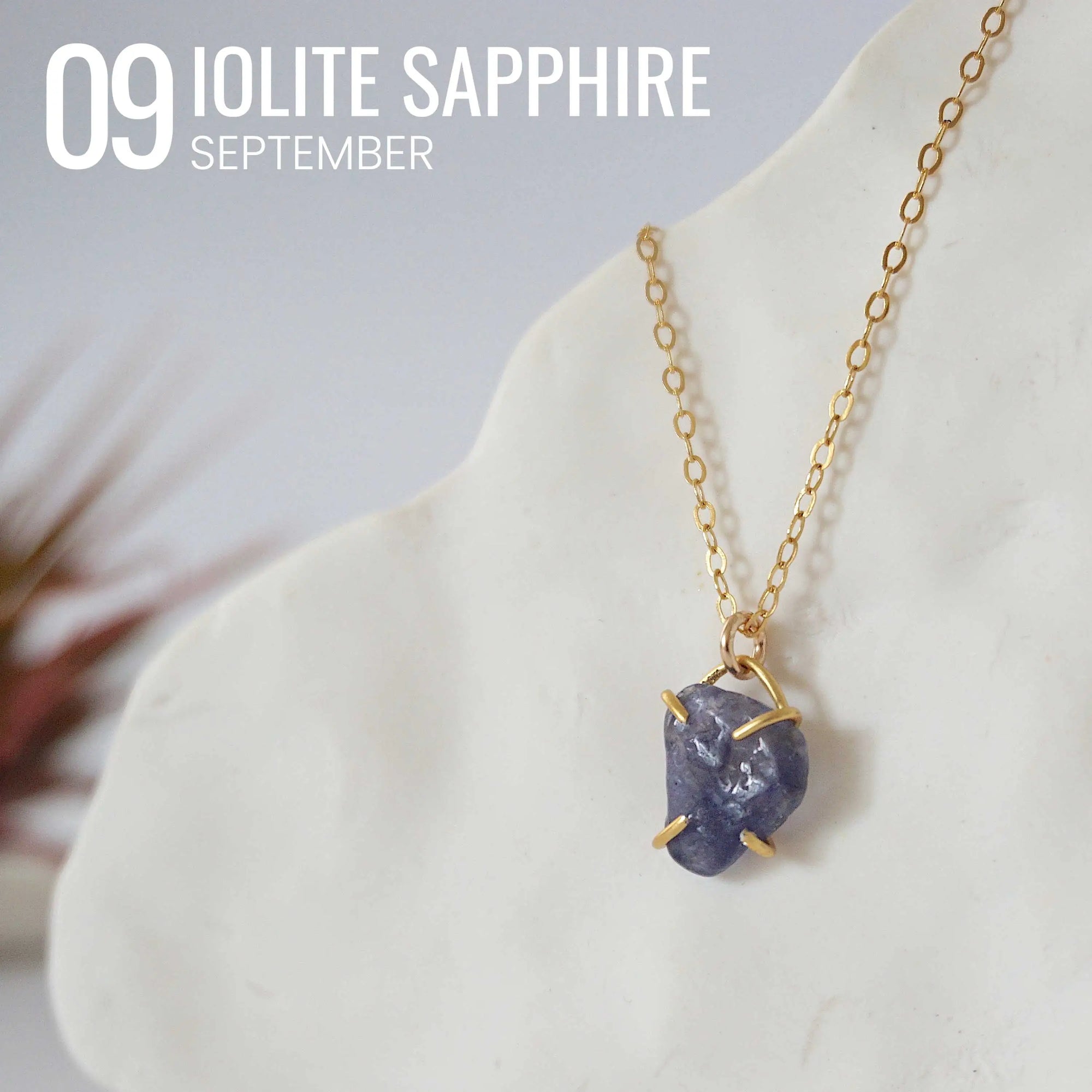 Huggie Charm Necklace - Gold Filled - Choose Your Birthstone DesignsbyNatureGems