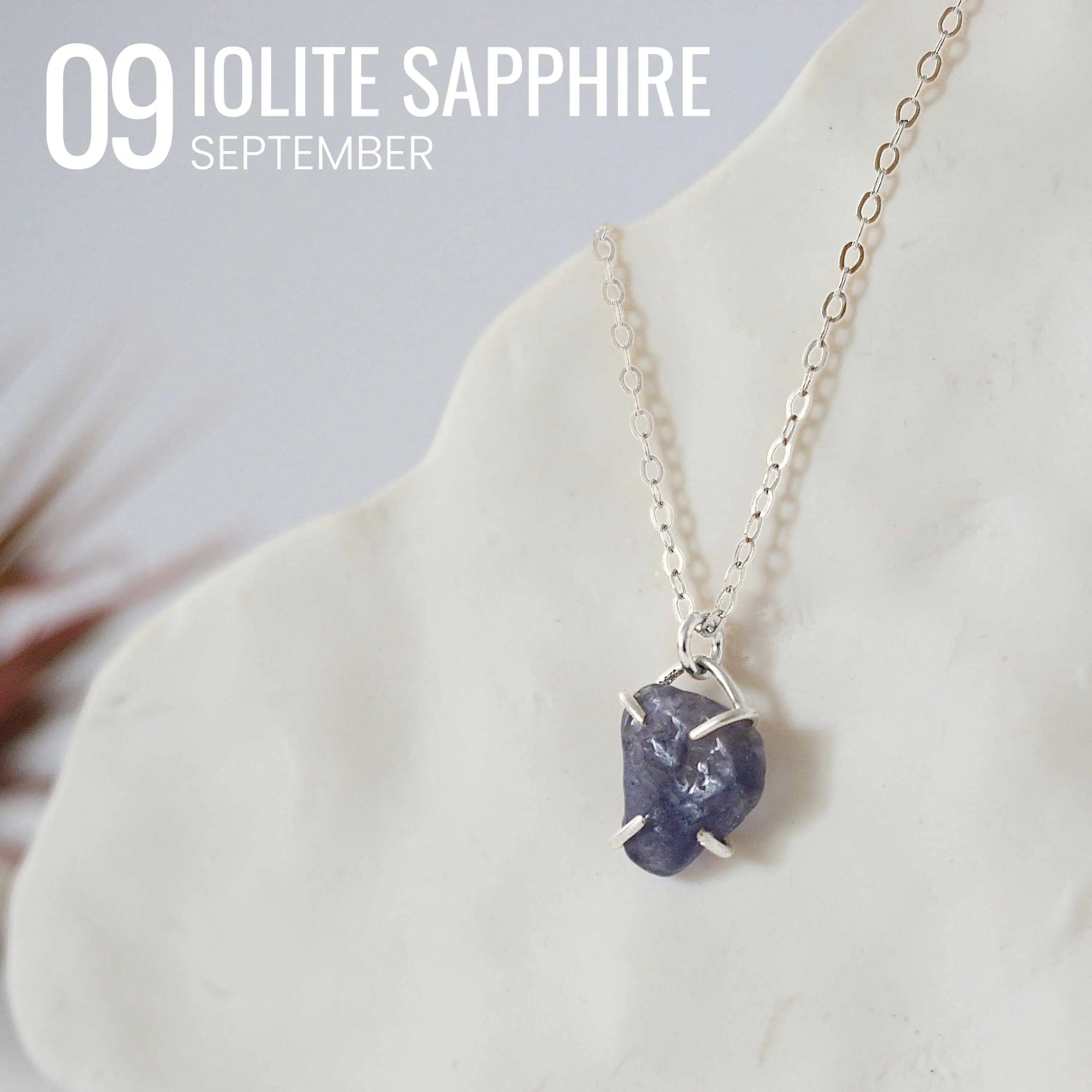Huggie Charm Necklace - Sterling Silver - Choose Your Birthstone DesignsbyNatureGems