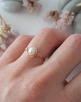 Classic Pearl Ring - Rose Gold