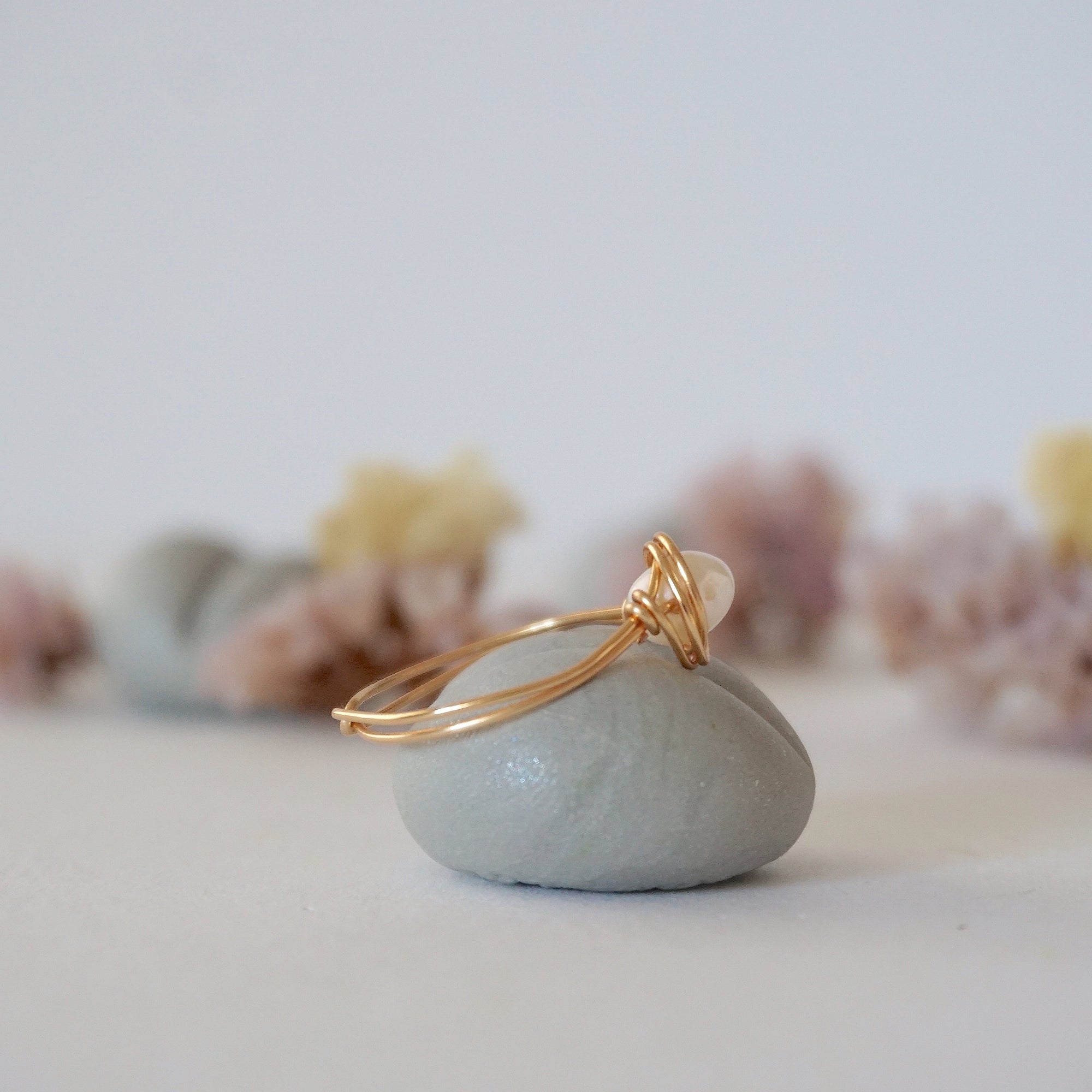 Classic Pearl Ring - Gold