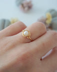 Classic Pearl Ring - Gold