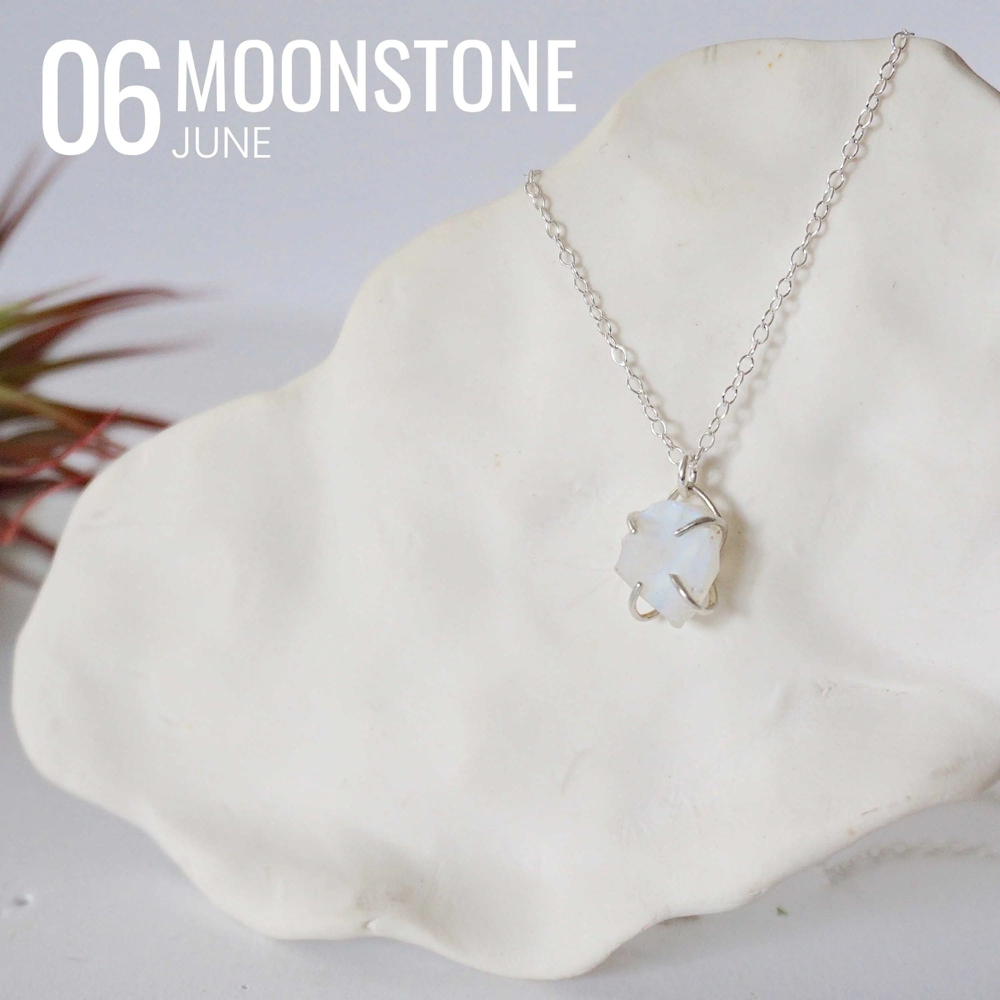 Huggie Charm Necklace - Sterling Silver - Choose Your Birthstone DesignsbyNatureGems