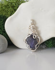 Simple Birthstone Necklace - Sapphire Crystal