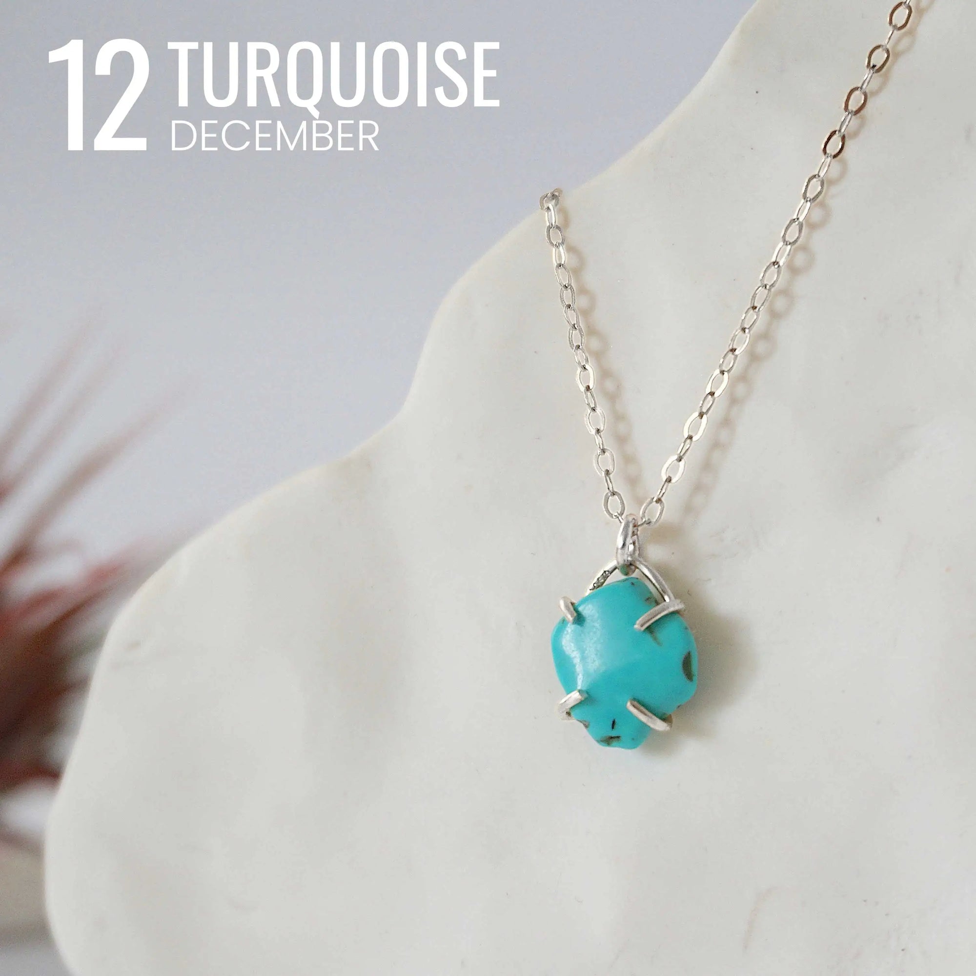 Huggie Charm Necklace - Sterling Silver - Choose Your Birthstone DesignsbyNatureGems