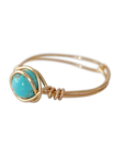 Simple Birthstone Ring - Turquoise