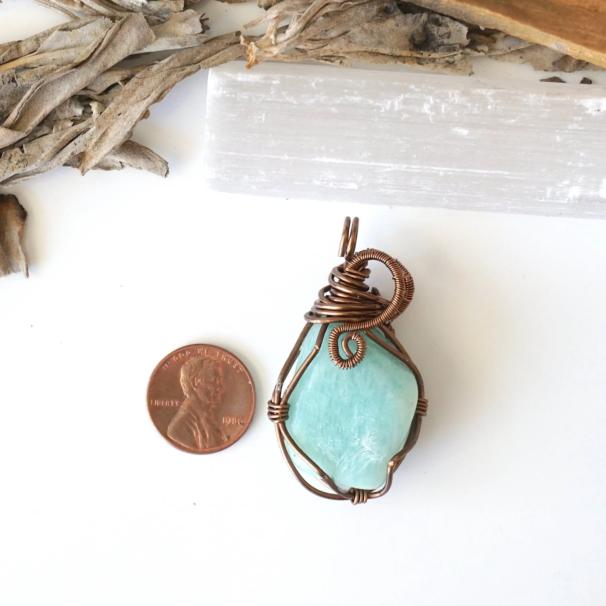 Antique Bronze Amazonite Necklace DesignsbyNatureGems