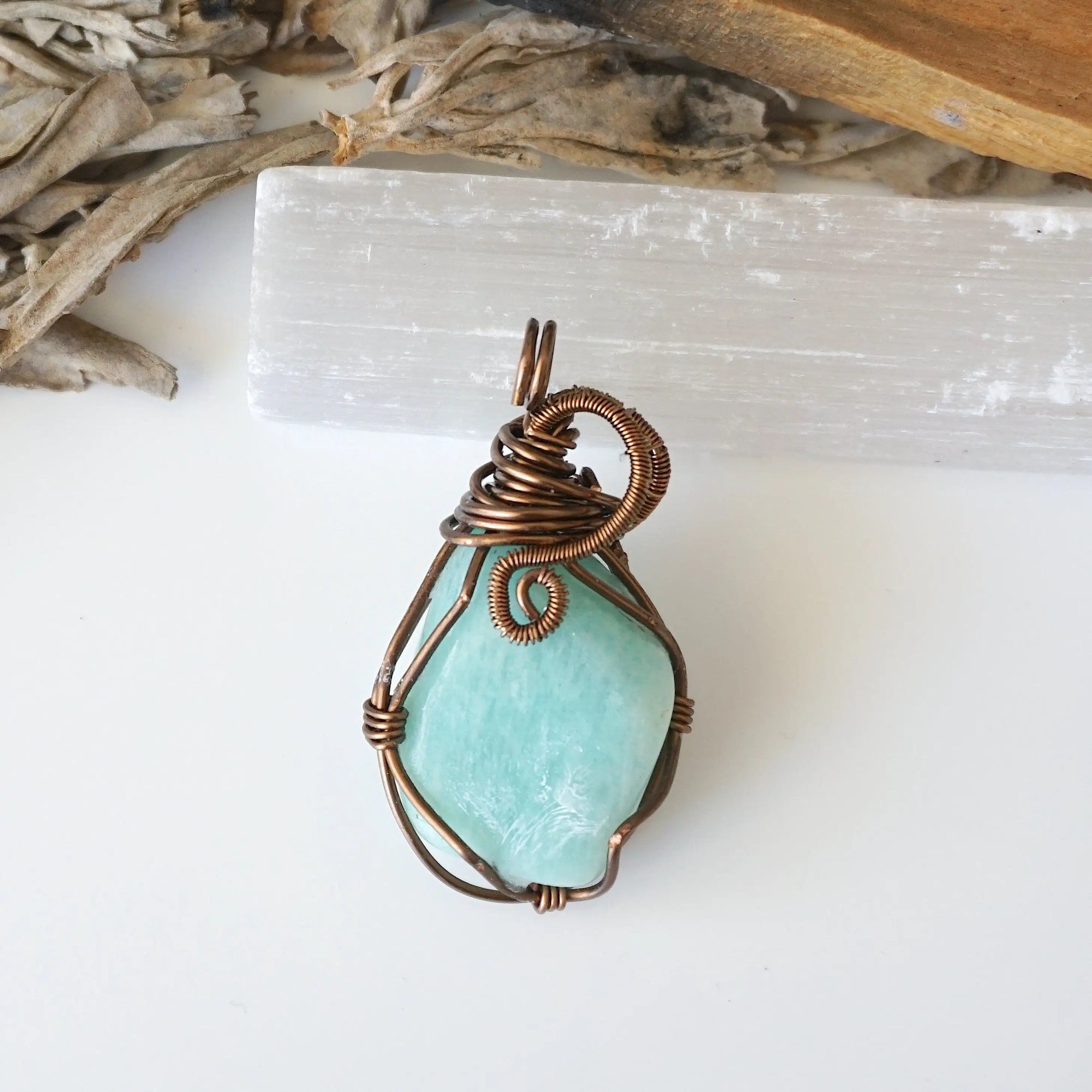 Antique Bronze Amazonite Necklace DesignsbyNatureGems