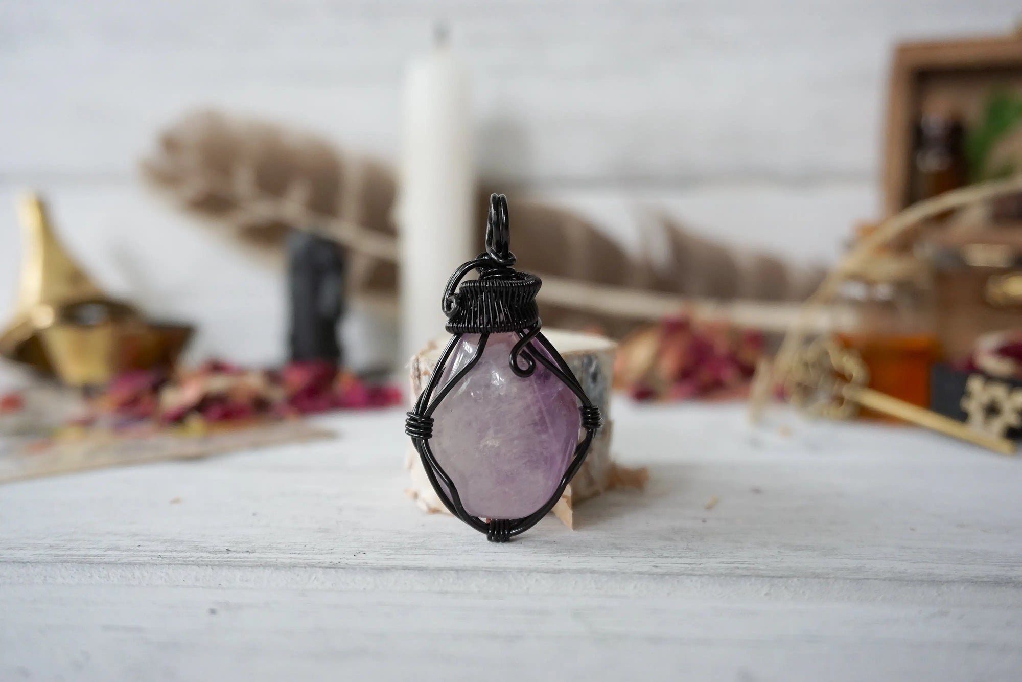 AURA FOUNDATION COLLECTION - Amethyst Crystal Necklace Designs by Nature Gems