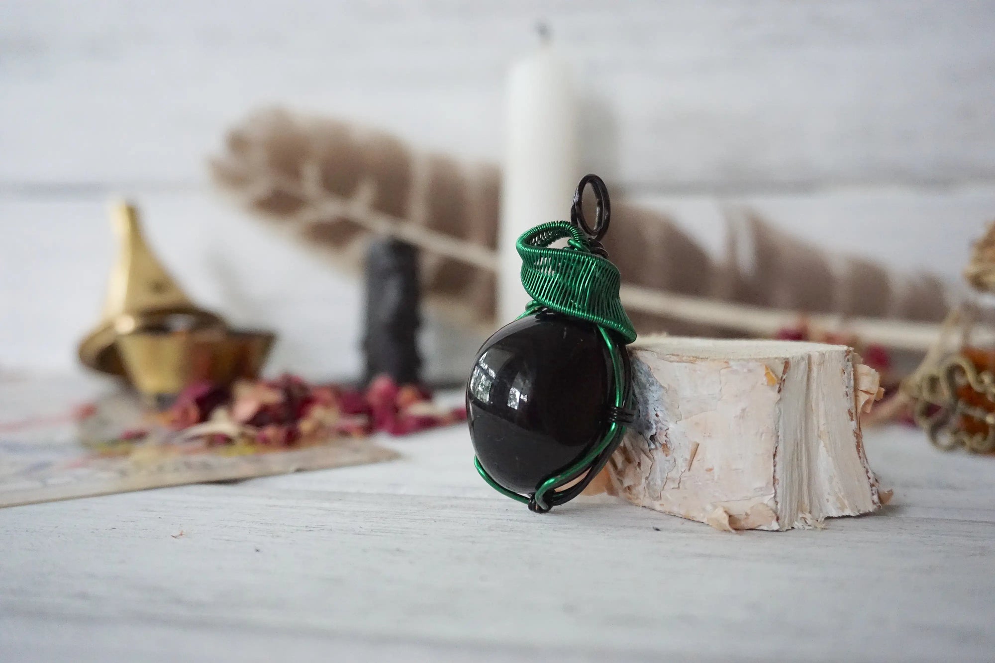 AURA OBSIDIAN COLLECTION - Obsidian Green Designs by Nature Gems