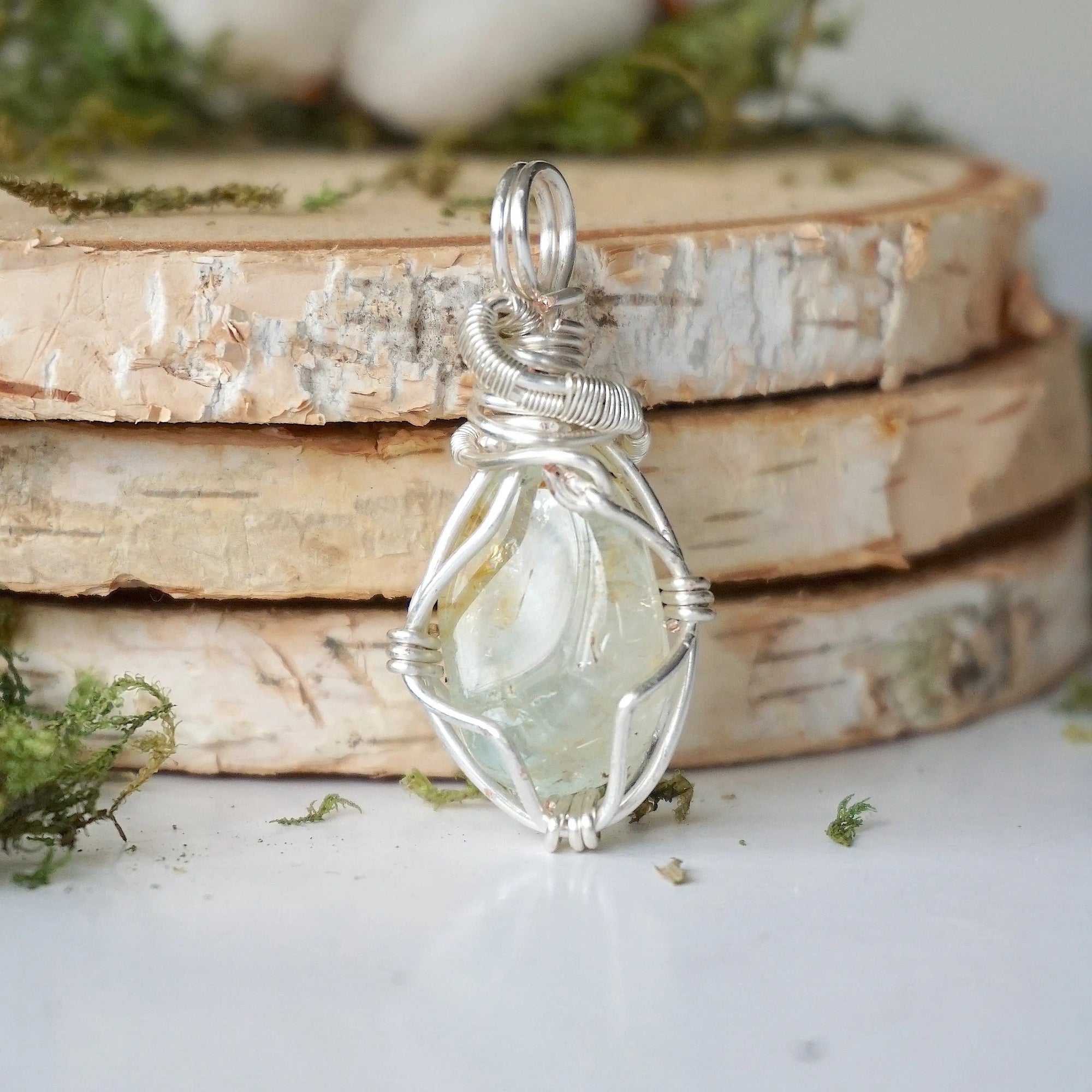 Blue Topaz - Sterling Silver Plated Designs by Nature Gems