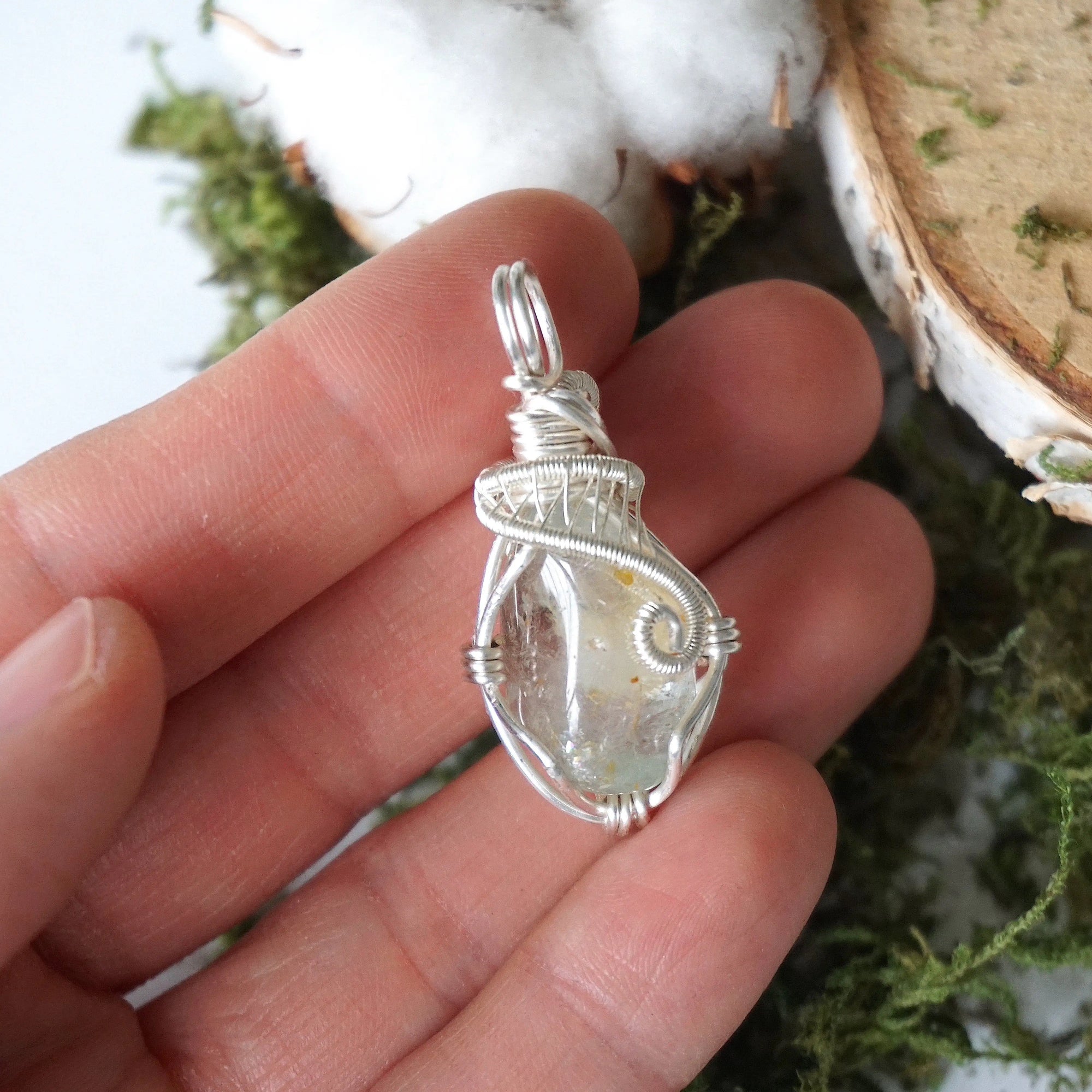 Blue Topaz - Sterling Silver Plated Designs by Nature Gems