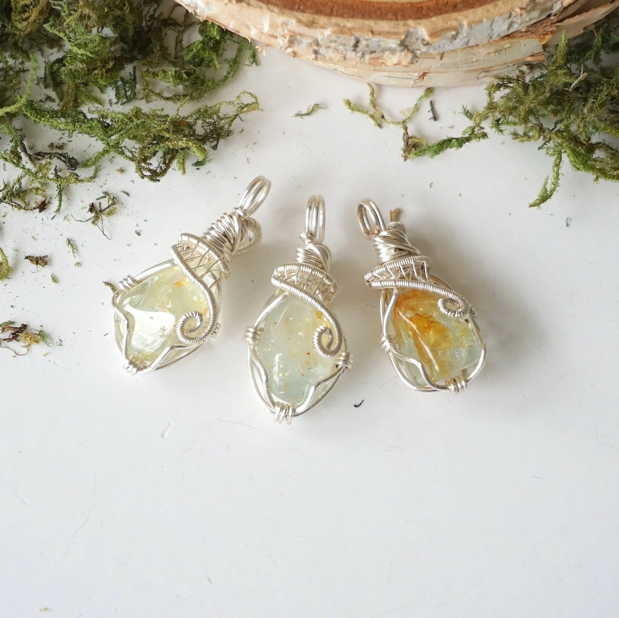 Blue Topaz - Sterling Silver Plated Designs by Nature Gems