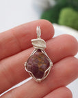 CHECK INFO Ruby Necklace - Silver Plated Pendant Designs by Nature Gems