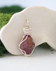 CHECK INFO Ruby Necklace - Silver Plated Pendant Designs by Nature Gems