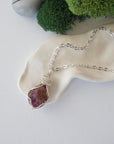 CHECK INFO Ruby Necklace - Silver Plated Pendant Designs by Nature Gems