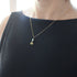 Fire Opal Gold Lotus Necklace Designs by Nature Gems