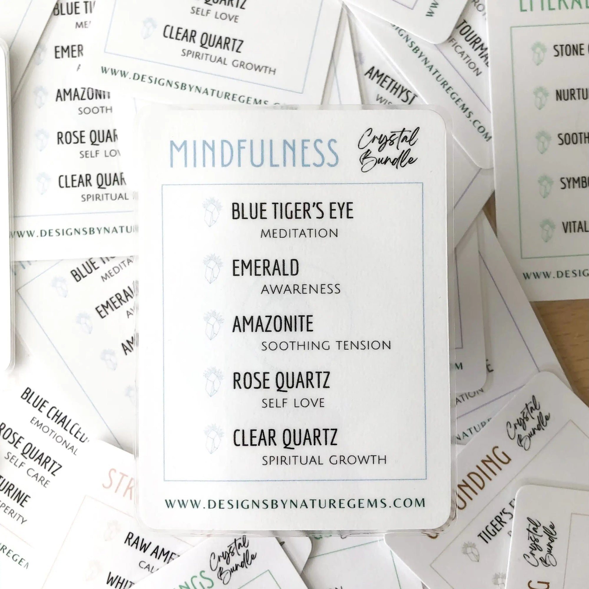 Mindfulness Crystals - Bundle Bags Designs by Nature Gems