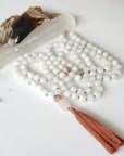 Moonstone Mala Necklace Designs by Nature Gems