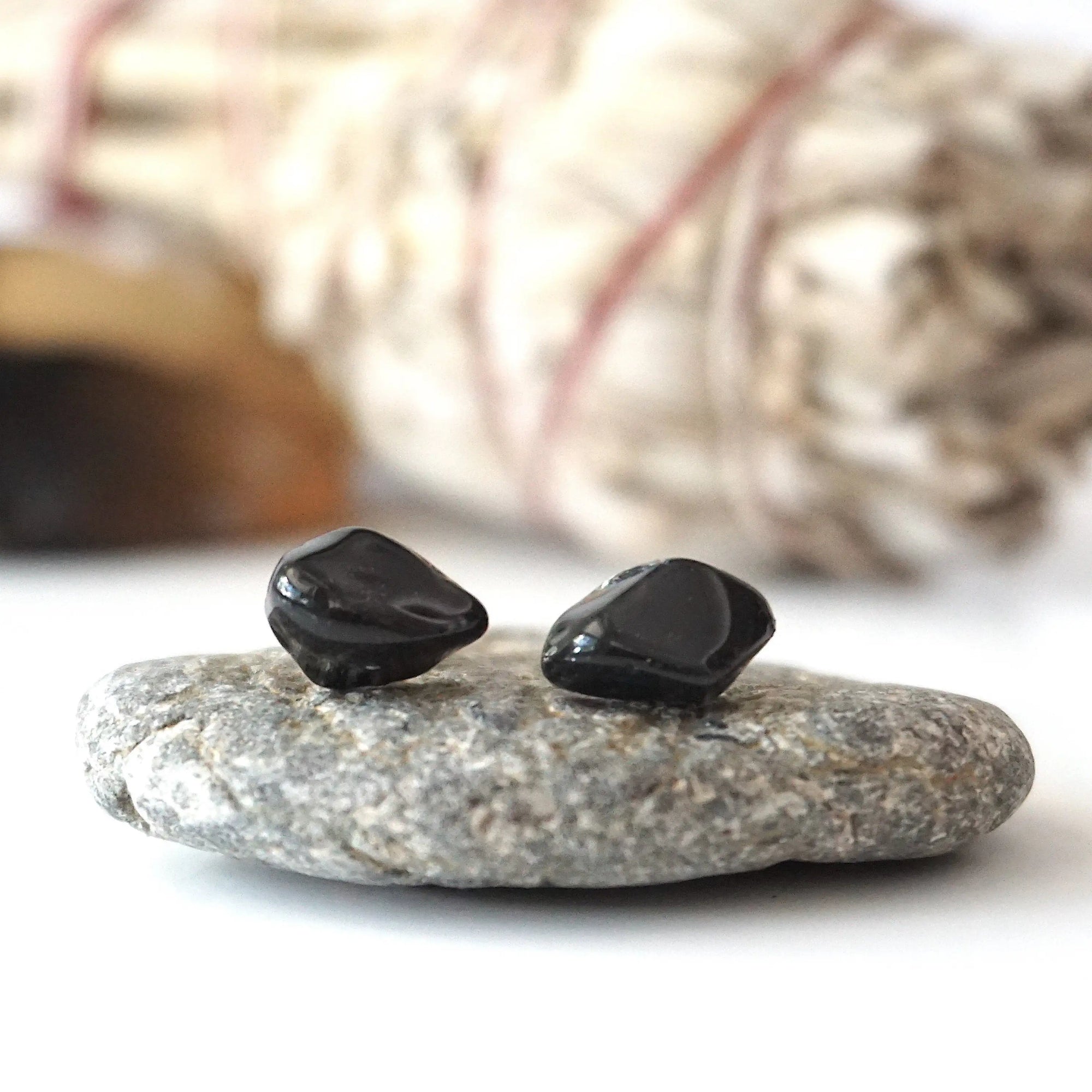 Onyx Stud Earrings Designs by Nature Gems