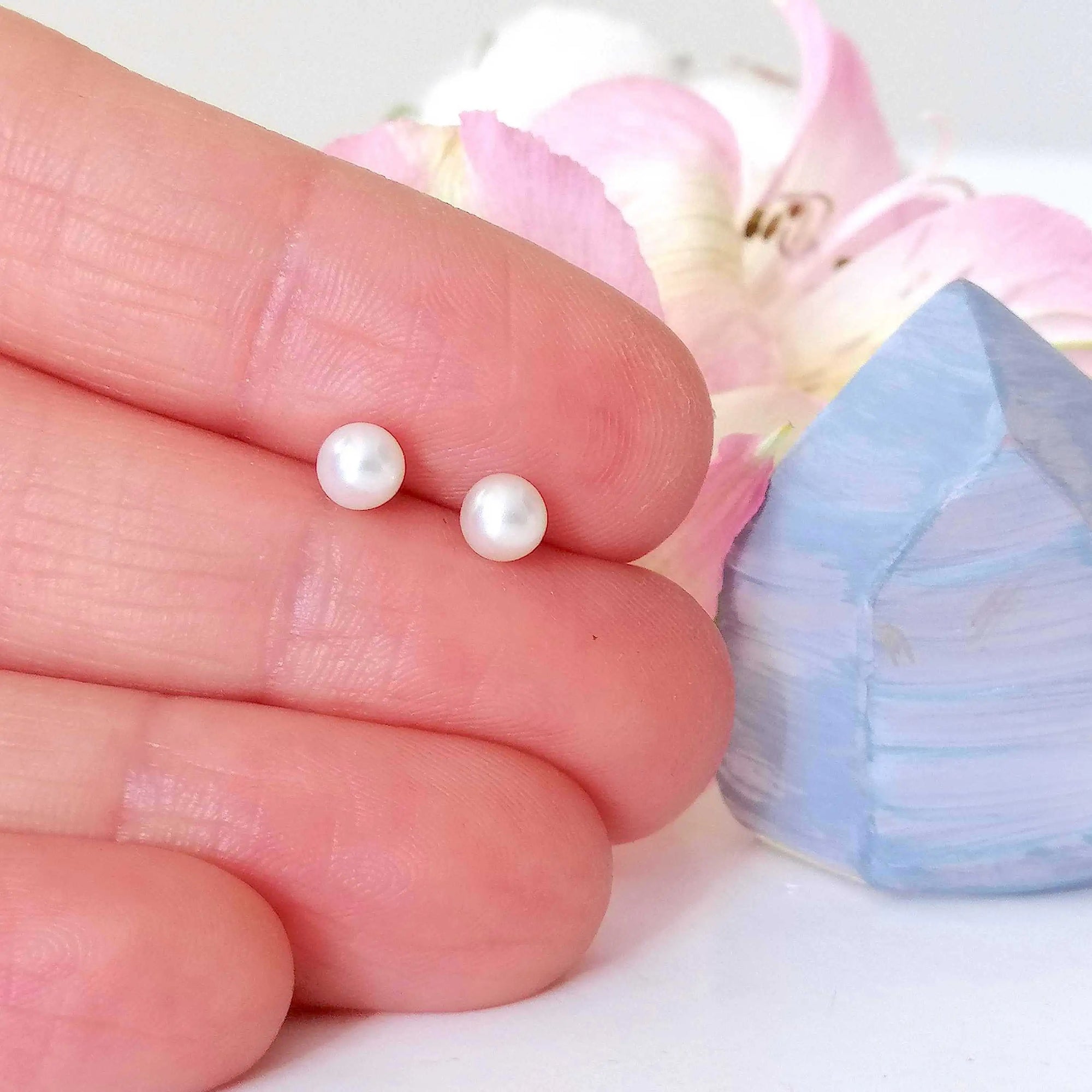 Pearl 14K Gold Filled - Earrings Designs by Nature Gems