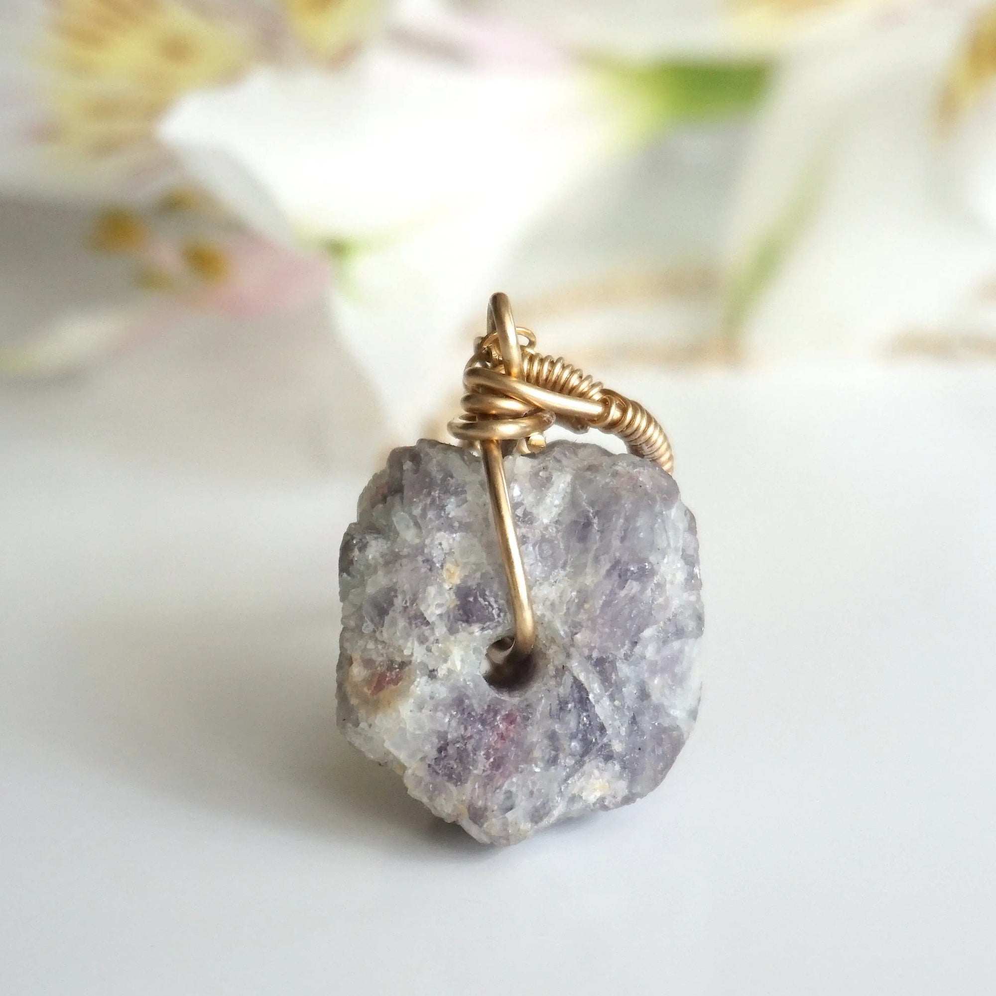 Pink Tourmaline Necklace - 14K Gold-Filled DesignsbyNatureGems