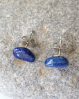 Raw Lapis Lazuli Crystal Earrings DesignsbyNatureGems