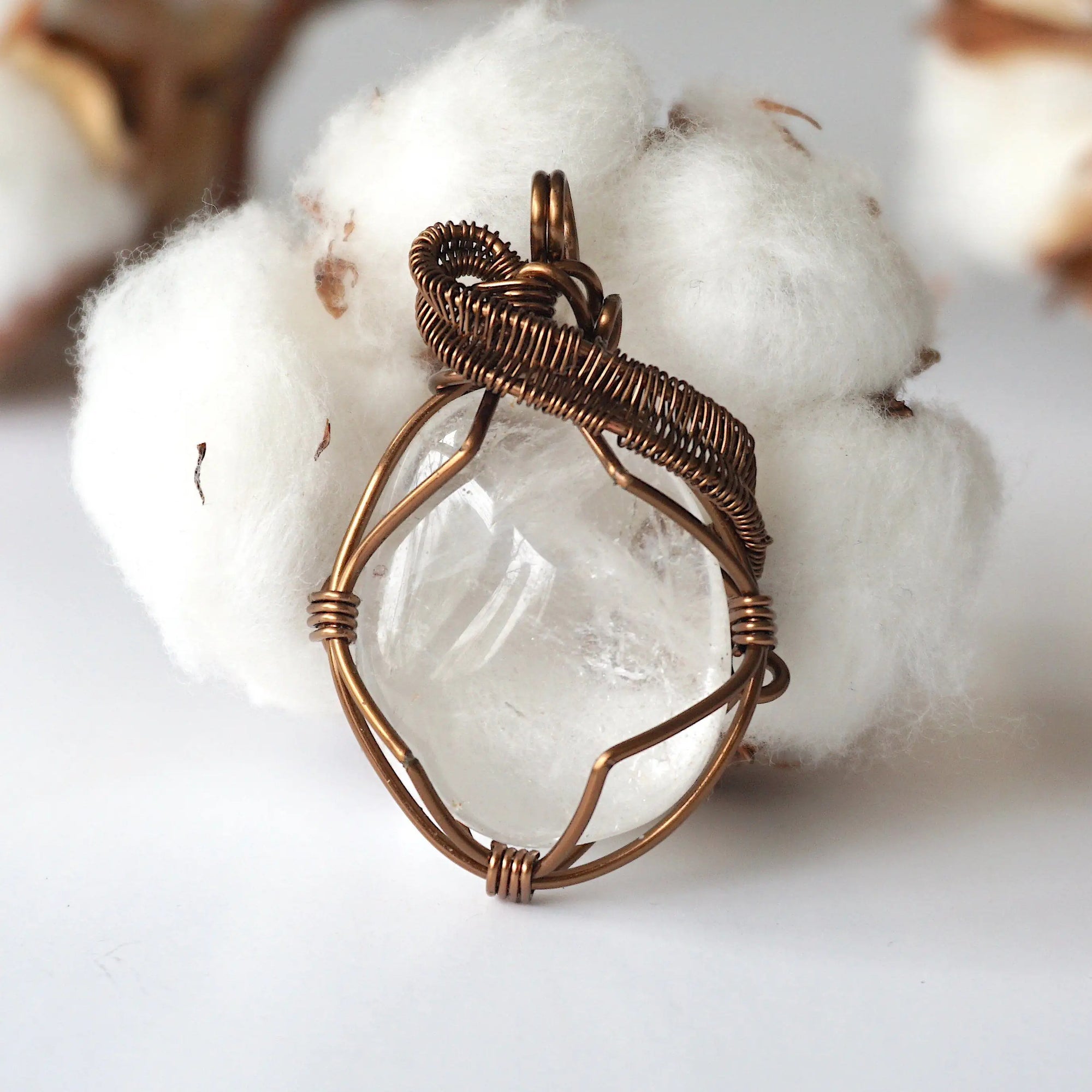 Rock Crystal Necklace (Clear Quartz) DesignsbyNatureGems