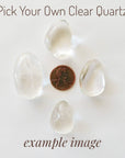 Rock Crystal Pendant - Bright Silver Clear Quartz Necklace DesignsbyNatureGems