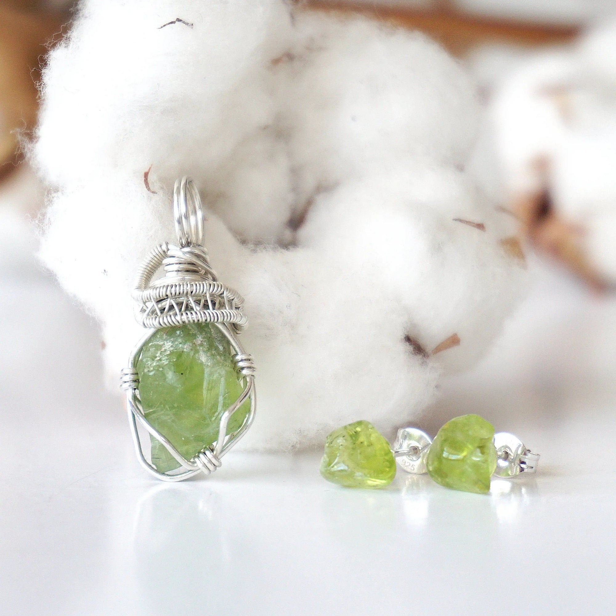 Rohan-Peridot Jewelry Set Designs by Nature Gems